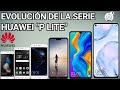 Evolución de los teléfonos huawei P LITE  2015-2019