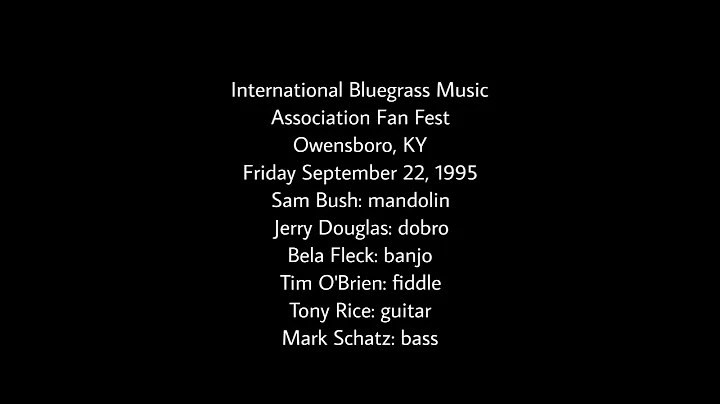 IBMA Fan Fest Owensboro, KY Sam Bush, Jerry Dougla...