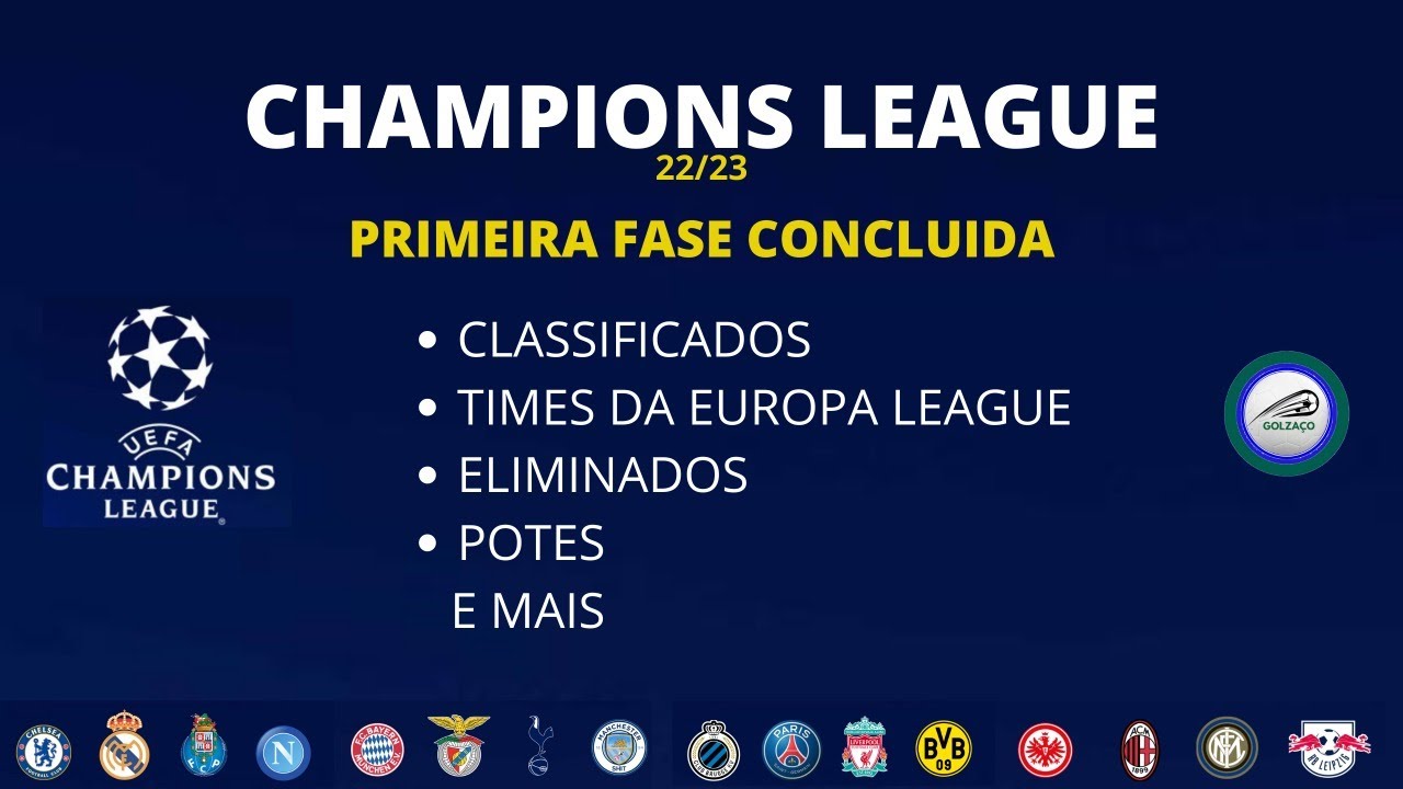 Champions League 2022/23 já teve primeira semana de jogos concluída
