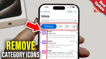 How to Remove Category icons in iOS 18 Mail on iPhone