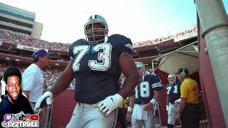 MAN WHAT.. REACTING TO Meet The STRONGEST NFL Player Ever Larry Allen...