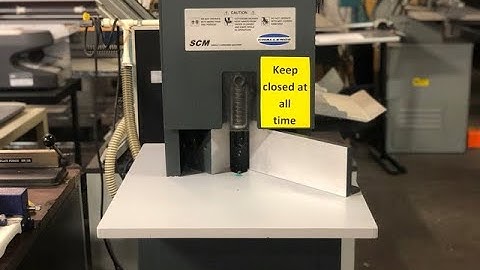 Challenge Round Cornering Machine Video 1 - SCM