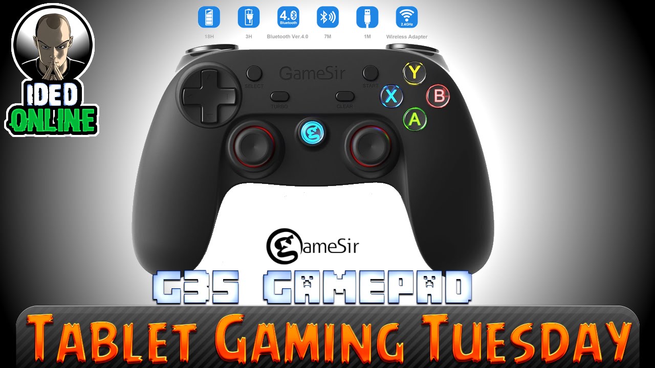 Gamesir G3s Gamepad Tablet Gaming Tuesday Bluetooth Wireless Android Iphone Pc Ps3 Vr Youtube