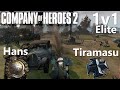 CoH2: Hans (Brits) vs Tiramasu (OKW) Elite 1v1 (Company of Heroes 2)