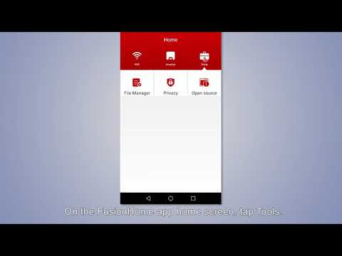 Huawei FusionHome App - iOS - FusionHome App Log Export and Software Upgrade Video iOS