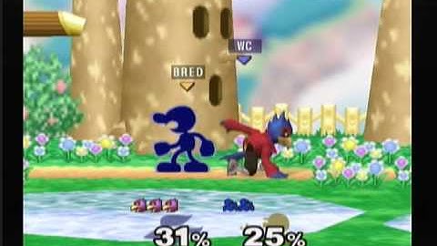 Melee: jS (G&W) vs. Zanmato (Falco)