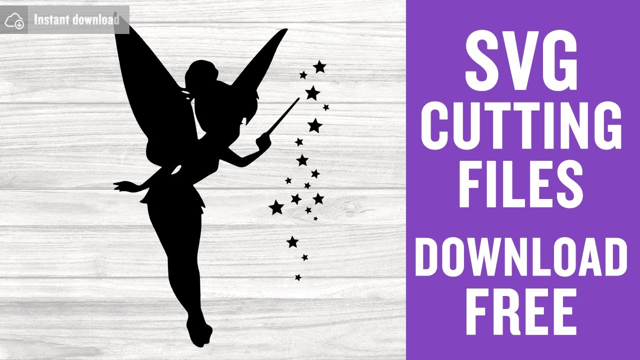 Download Tinkerbell Svg Free Cutting Files For Cricut Silhouette Free Download Youtube PSD Mockup Templates