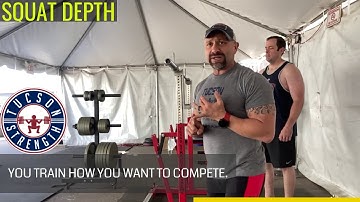 Squat Depth- Below Parallel