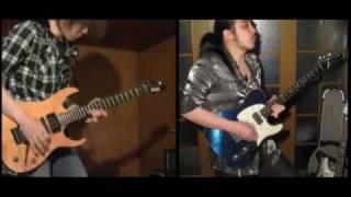 Video thumbnail of "HighlyStrungでギターバトルしてみた。"