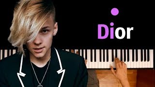 Егор Шип - DIOR ● караоке | PIANO_KARAOKE ● ᴴᴰ + НОТЫ & MIDI