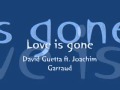 Love is gone - David Guetta.