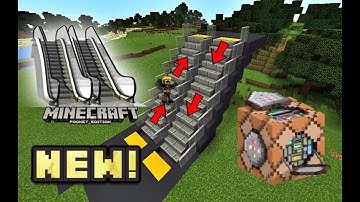 ✔️ How To Make a ESCALATOR in Minecraft! Command Block Tutorial (Minecraft PE, Minecraft Java)