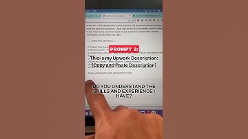 The ONLY ChatGPT prompts you need for sending Upwork Proposals... #shorts #chatgpt