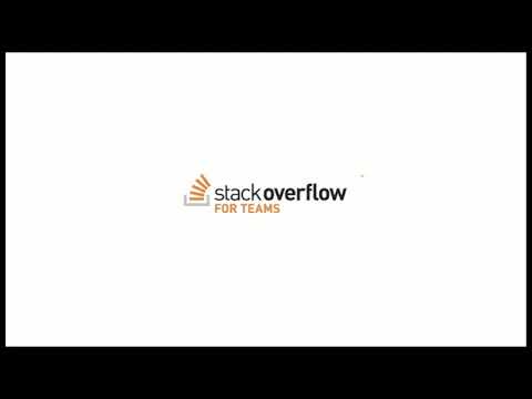 GitHub and Stack Overflow for Teams Demo