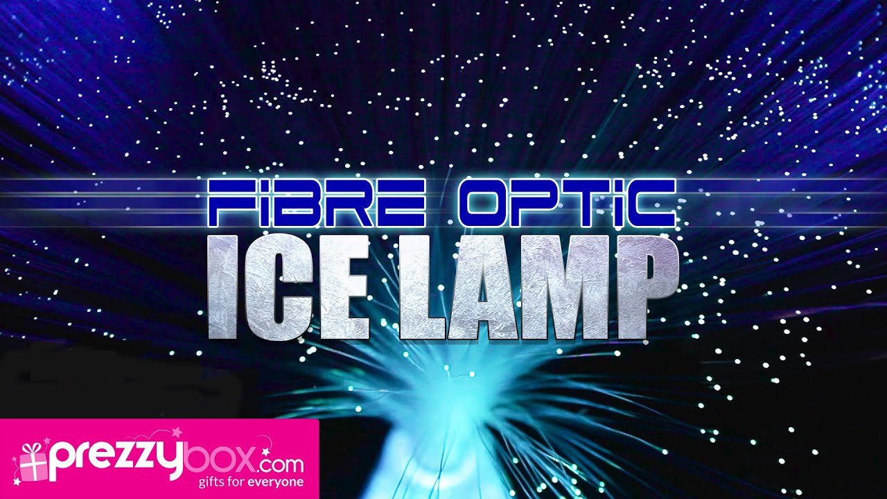 Fibre Optic Ice Lamp - A Mesmerizing Fibreoptic Light Display