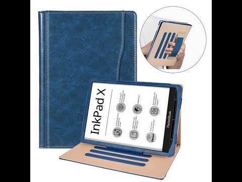 Уцінка! Обкладинка чохол Stand для PocketBook 1040 InkPad X (Blue), видео 1