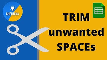 TRIM out all Leading and Trailing SPACE characters in EXCEL #excel, #trim #space