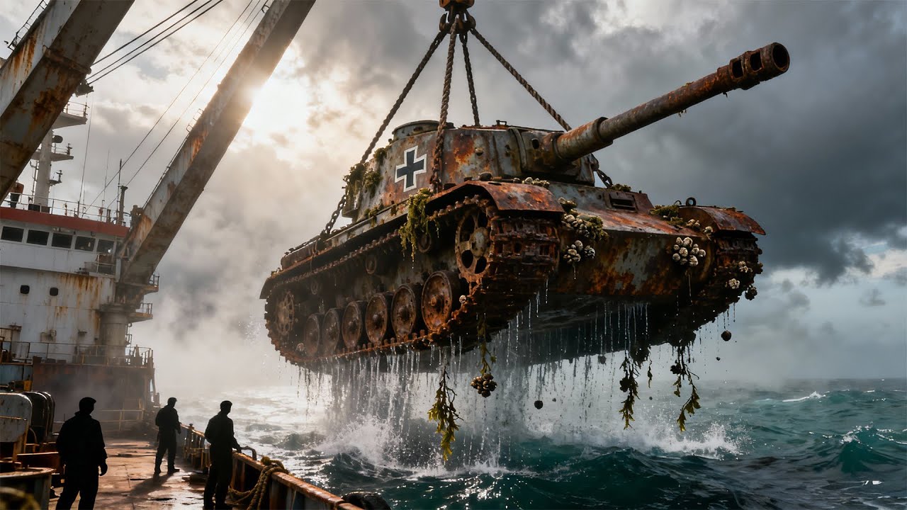 Secret Mission: Salvage WW2 Nazi Tank from Coral Reef