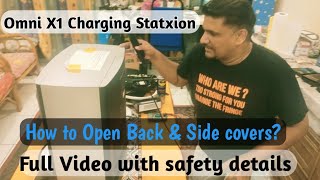 Ecovacs | Omni X1 Charging Statxion | How to Open back & side cover ?