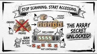 The Warehouse Analogy That Explains Arrays Perfectly! 📦