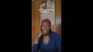 Ch 6 | Live devotional | Boundaries | 🌹