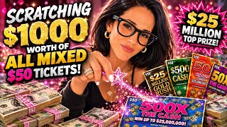 🩷💸 $1000 WORTH OF ALL MIXED $50 TICKETS ￼🩷