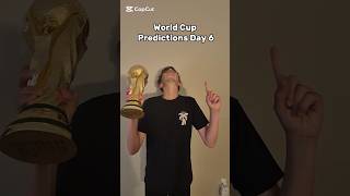 World Cup Predictions Day 6 ⚽️🏆