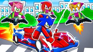 SPIDERMAN SPEEDRUNNER vs GREEN GOBLIN HUNTERS In Driving Empire! (Roblox)