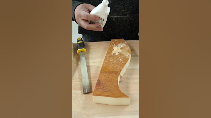 frayed wood repair: simple trick for handymen