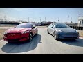 2021 Ford Mustang Mach-E vs. Tesla Model Y Drag Race!