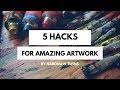 5 hacks for amazing art works  nabomaw twins