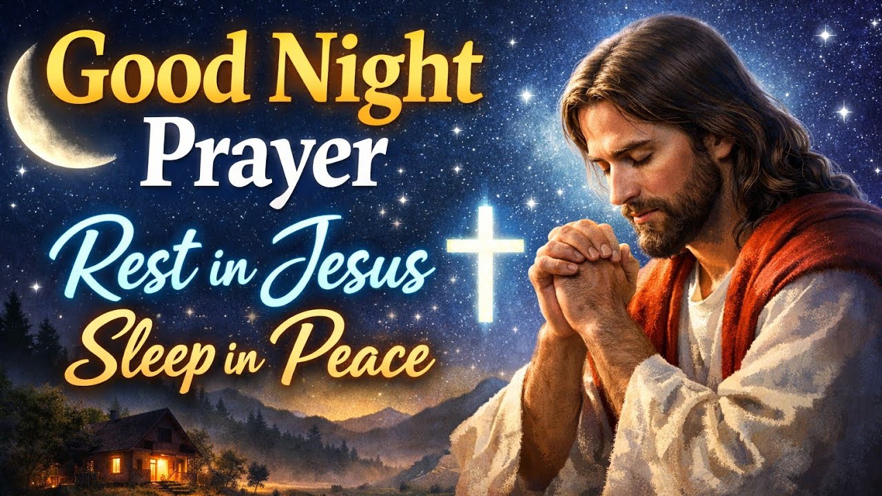 Powerful Night Prayer Before Sleep | Jesus Prayer for Peace & Protection