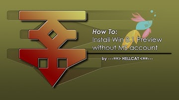 [How To] Install Windows 8.1 Preview without MS account - OPTION 2