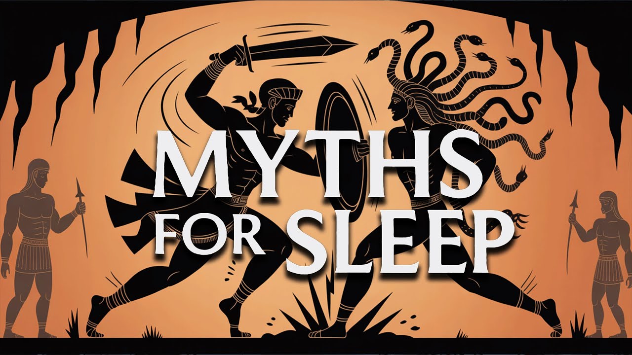 *LIVE*  Mythology Stories For Sleep | Black Screen With Rain Sounds