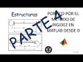 Estructuras Pórtico método de rigidez en Matlab desde 0 parte 4 - Cargas distribuidas funciones