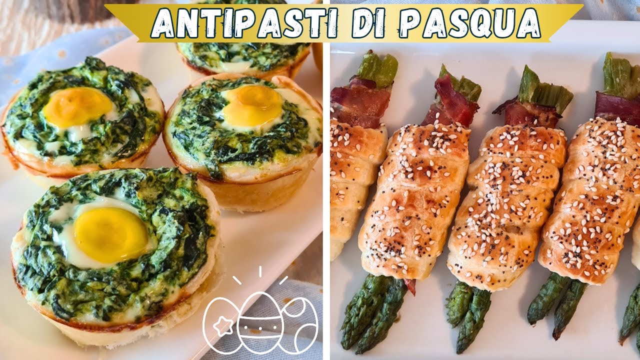 ANTIPASTI PASQUALI veloci e facili | Antipasti di pasqua | Easter recipes| Menù di Pasqua