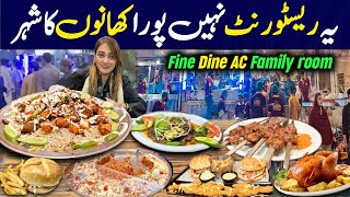 North Karachi Famous Food Spot | Cheapest Food | Family Platter | Fine Dine Family Room #viralvideo