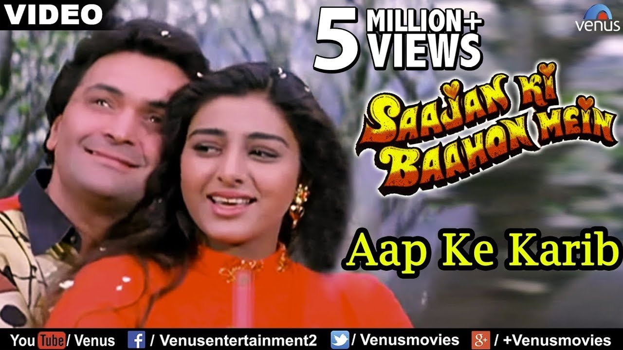 Aap Ke Karib Full Video Song  Saajan Ki Baahon Mein  Rishi Kapoor Tabbu  Romantic Song