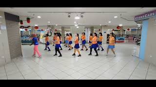 Sexy Lady Line Dance - Demo By D&#39;Sisters &amp; Friends LDG @asbarebare90 #linedance