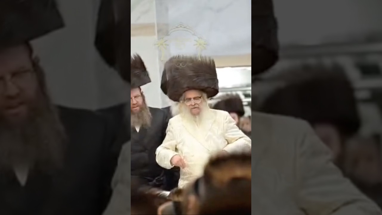 האדמו״ר מסאטמר בטיש נעילת החג במוצאי חג השבועות