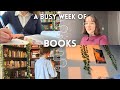 A couple busy weeks of books & book clubs // new projects + reading 6 novels