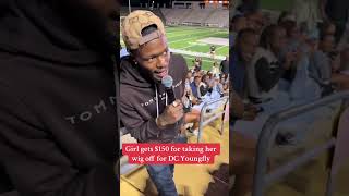 Dc Youngfly Gives Lady $150 to take off Wig😱 Alabama State Hoco!