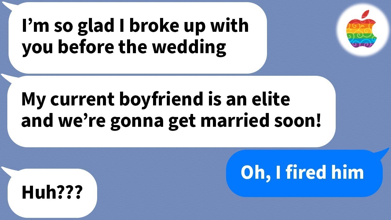 【Apple】 My ex had an affair because I didn't go to college. Years later...