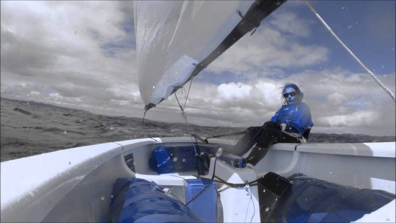 Optimist Sailing Upwind YouTube