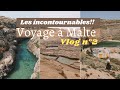 Vlog 2  malte  quoi voir sur lle de gozo paysages wow et quoi faire  la valette