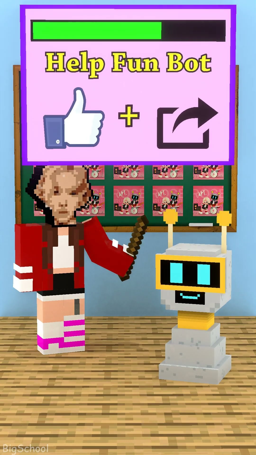 When Rose teaches Fun Bot to sing! ??