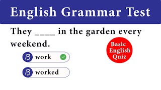 Grammar Quiz No. 01 | English Grammar Question Answers | Grammar Test