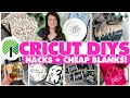 Woah! 18 Dollar Tree DIY Cricut Crafts + Hacks that will send you RUNNING to the store!🏃‍♀️ 🙌