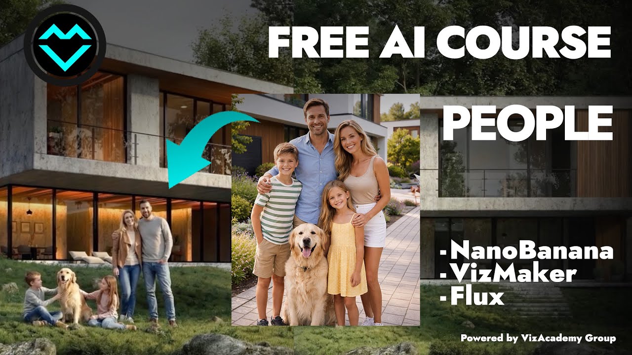 2/6 - Free Mini Course - People - AI NanoBanana PRO, Flux and more