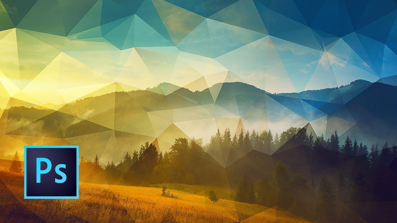 Tutorial Photoshop + Triangulator | Wallpaper Poligonal Abstracto